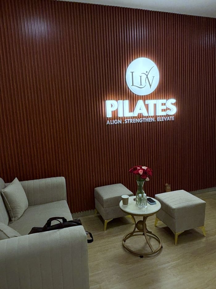 The Liv Pilates reception and lounge