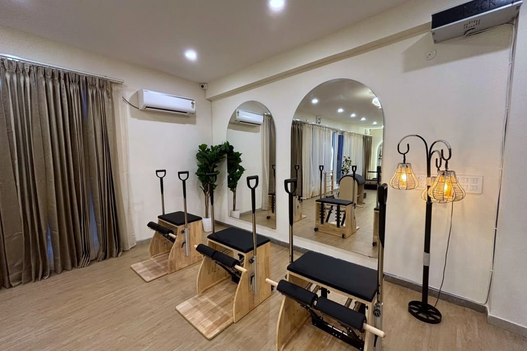 The Wunda chairs at Liv Pilates